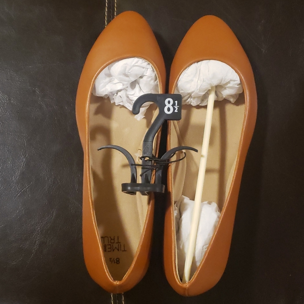 Warm Brown Flats- size 8 1/2
